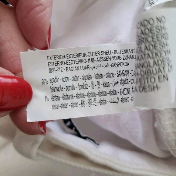 ZARA Straight High Waist Belted Cropped Jeans Size 6 Festival Boho Y2K New *Flaw - Picture 8 of 12